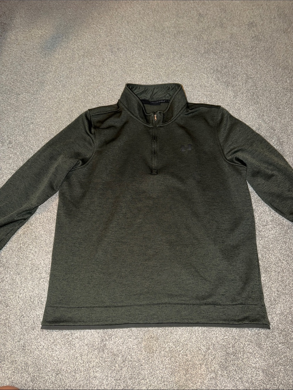 Under Armour Men's Half-Zip Sweater - Dark Olive